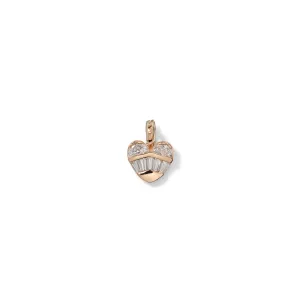 Strapped Diamond Heart Pendant