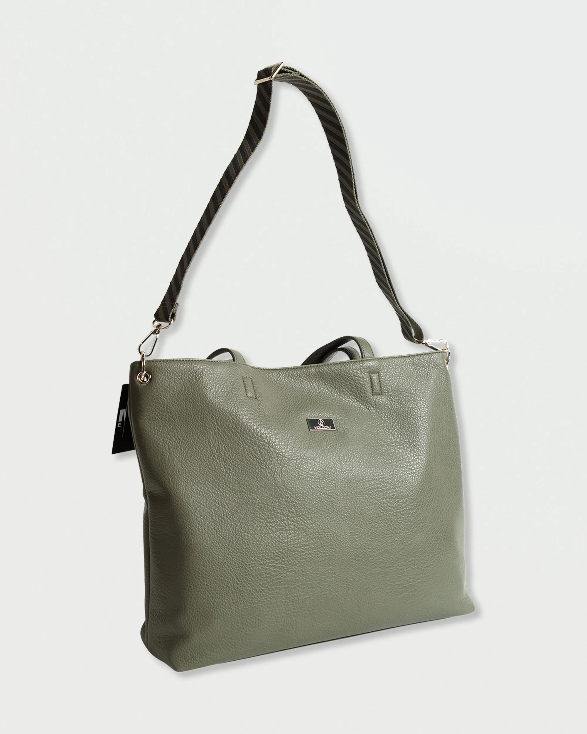 Strapped Laptop Tote - Army