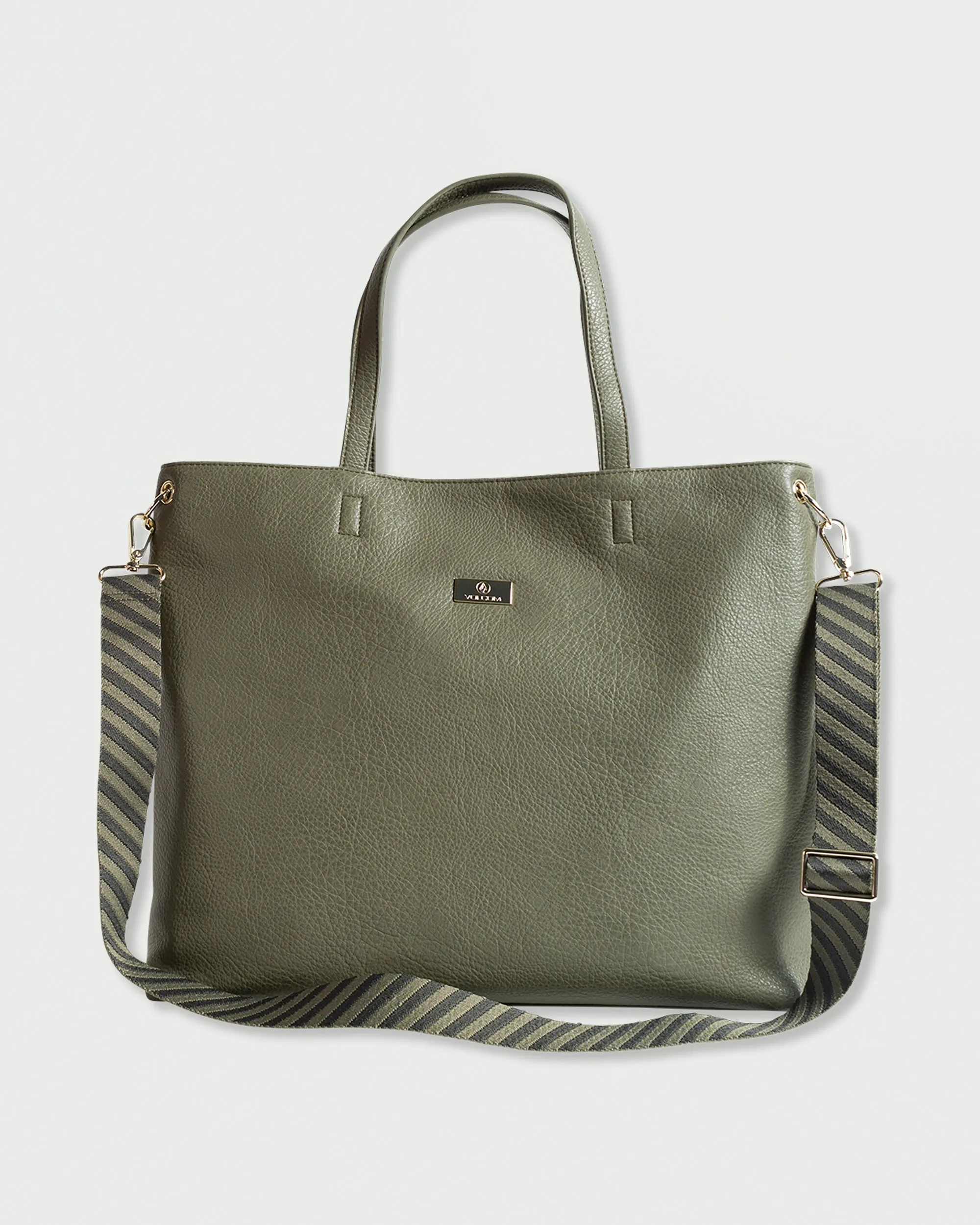 Strapped Laptop Tote - Army