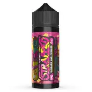 Strapped Rhubarb and Custard E-Liquid 100ML 0MG