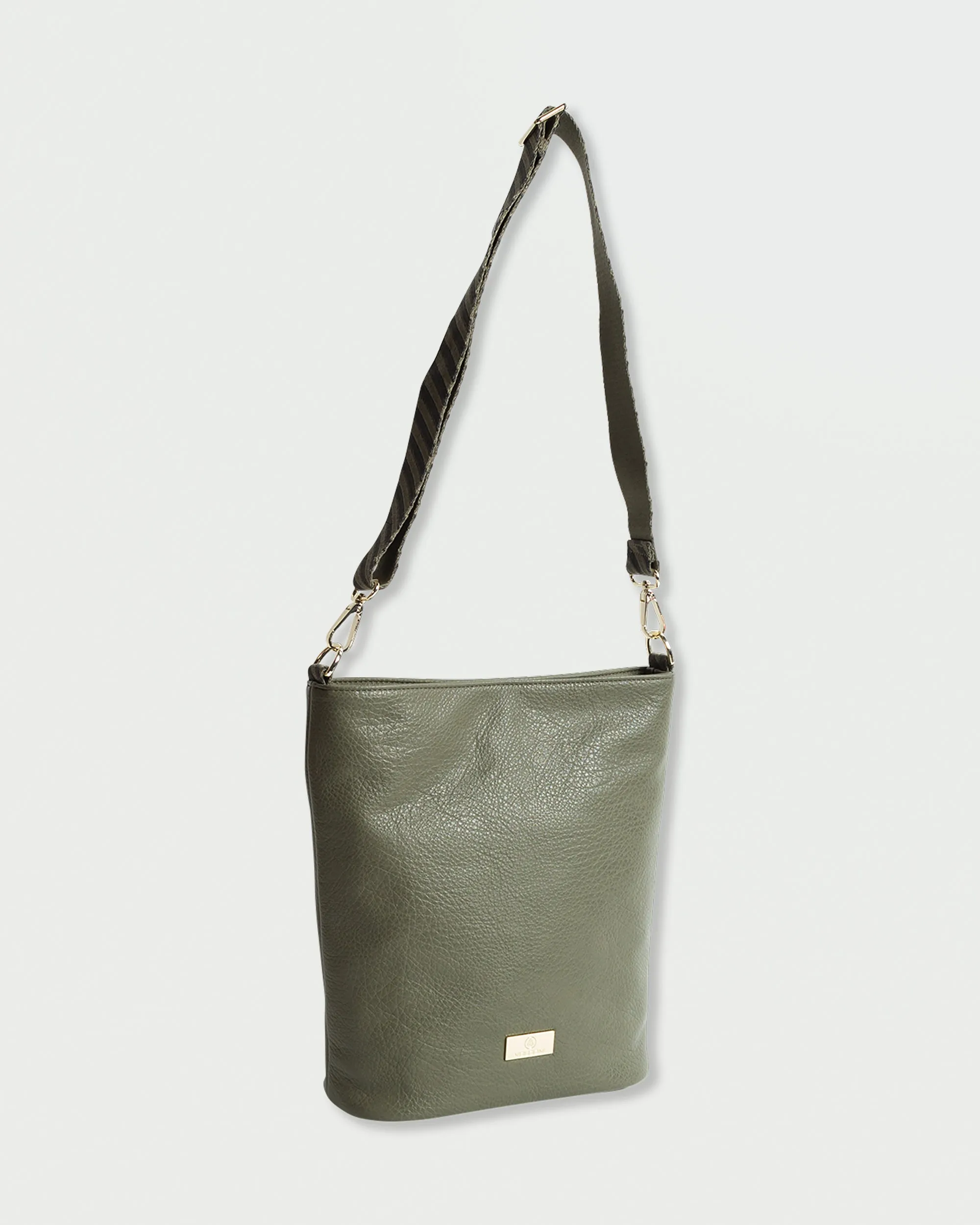 Strapped Shoulder Bag - Army
