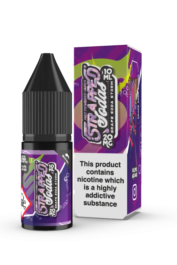Strapped Sodas - Grape Soda Storm Nic Salt 10ml