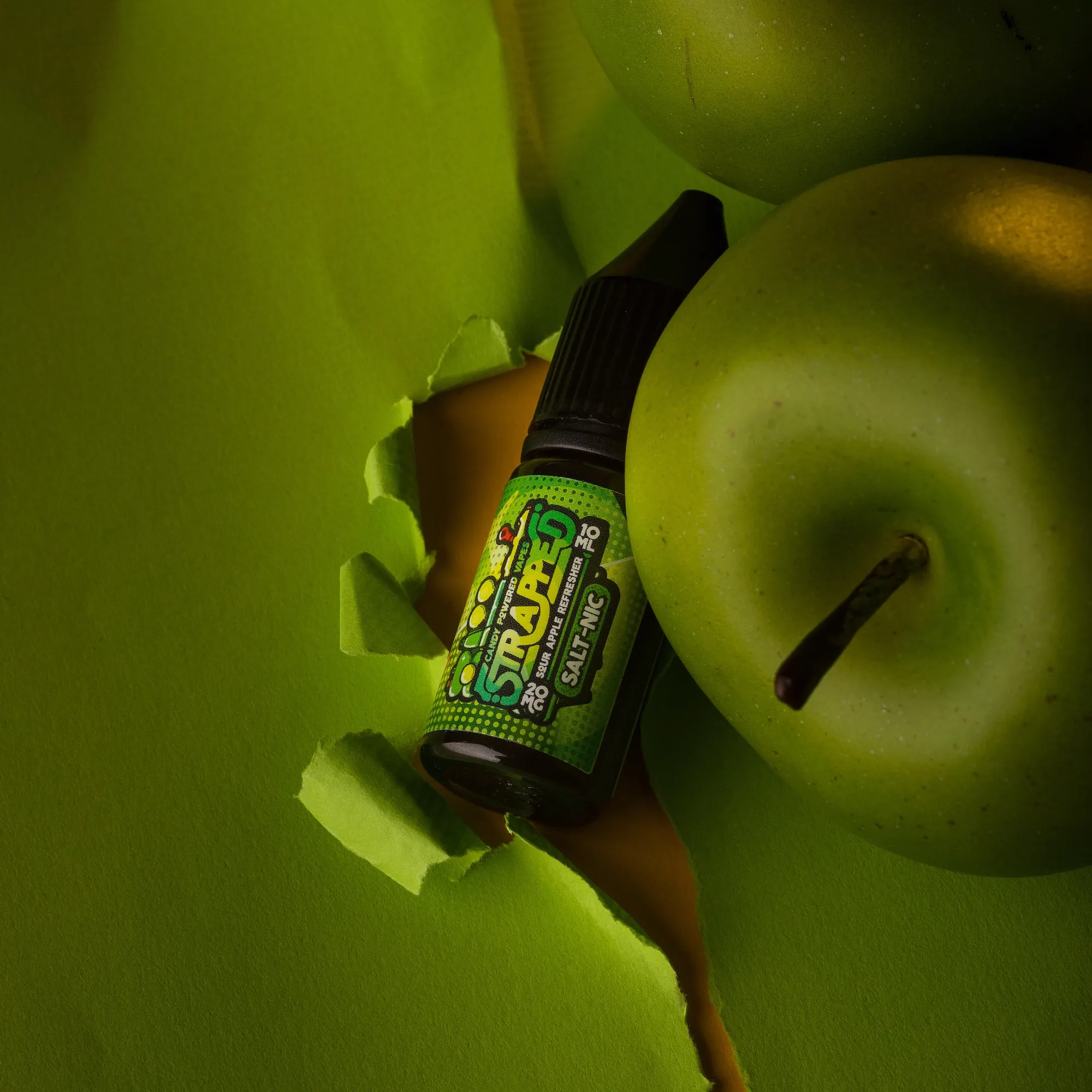 Strapped - Sour Apple Refresher Nic Salt 10ml