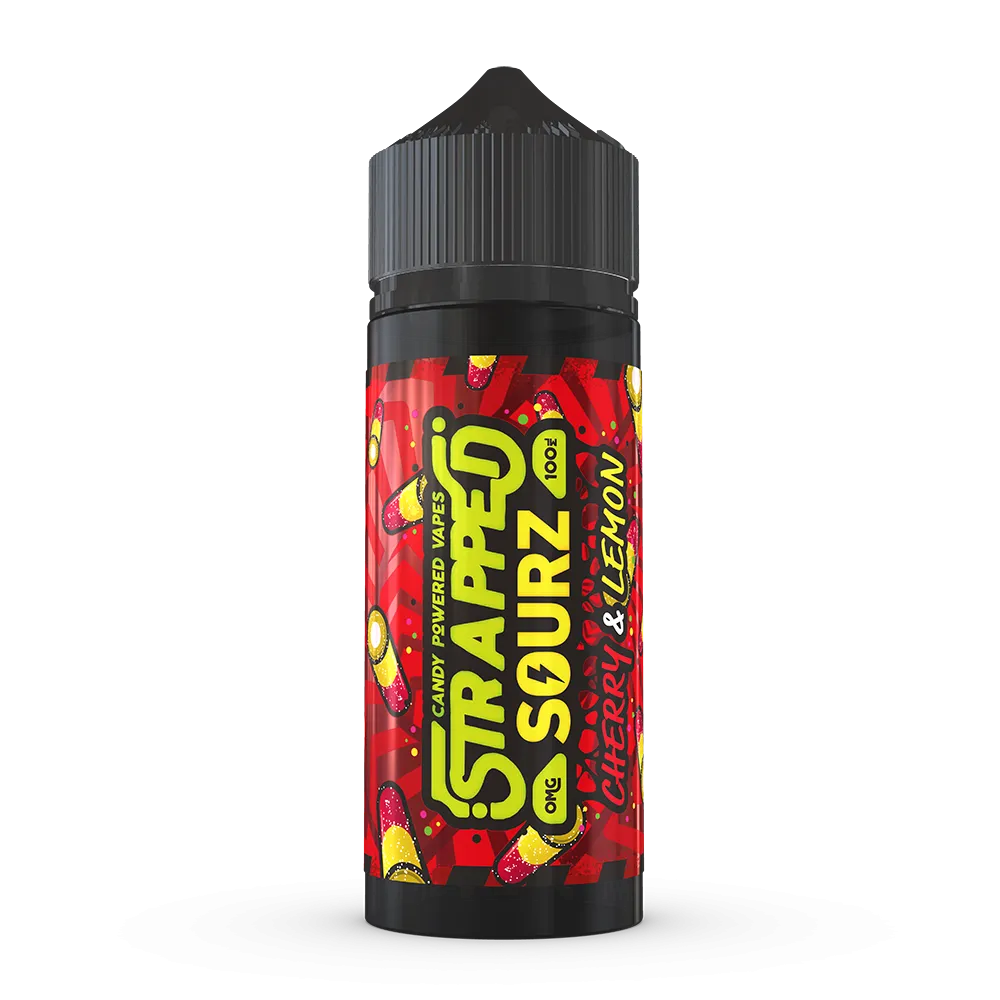 Strapped Sourz - Cherry & Lemon 100ml