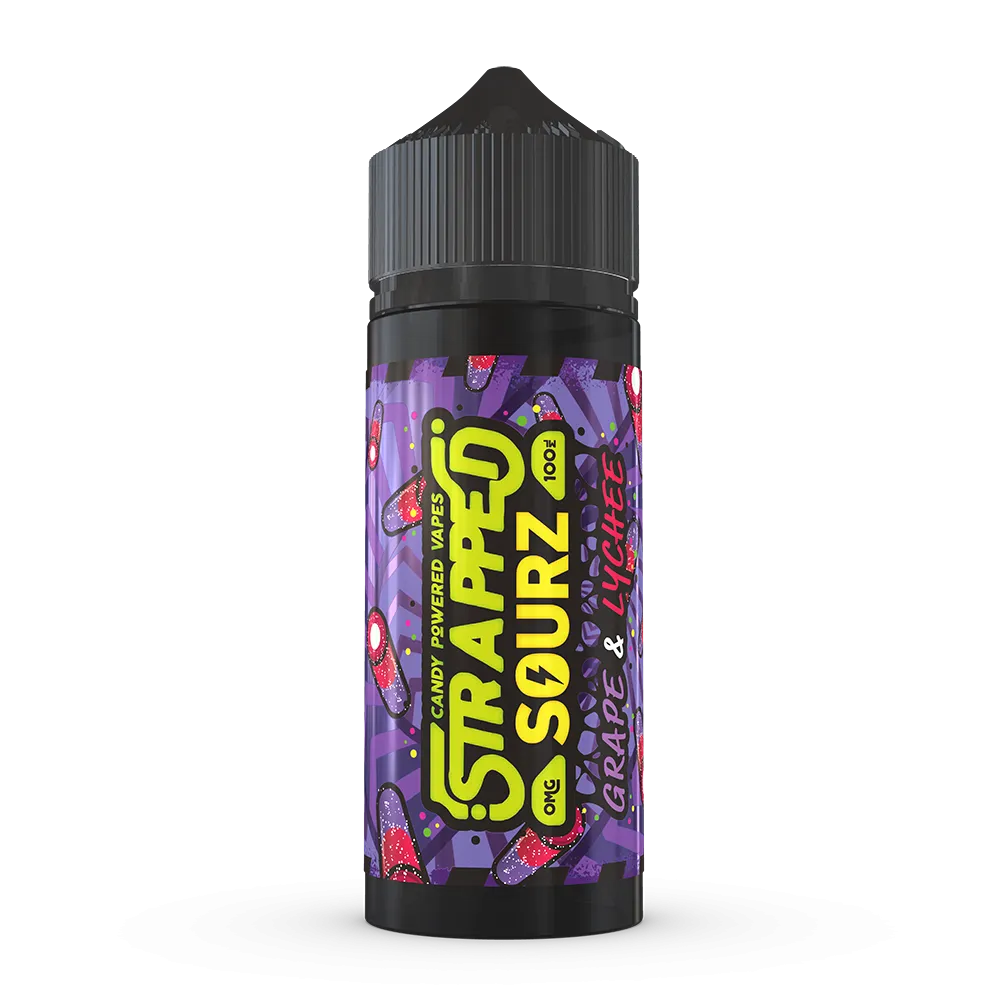 Strapped Sourz - Grape & Lychee 100ml