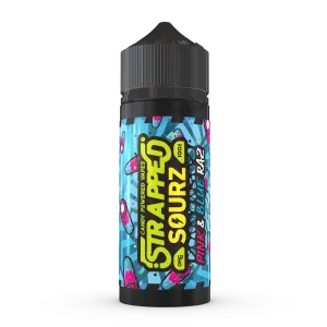 Strapped Sourz - Pink & Blue Raz 100ml