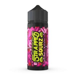 Strapped Sourz - Strawberry & Raspberry 100ml