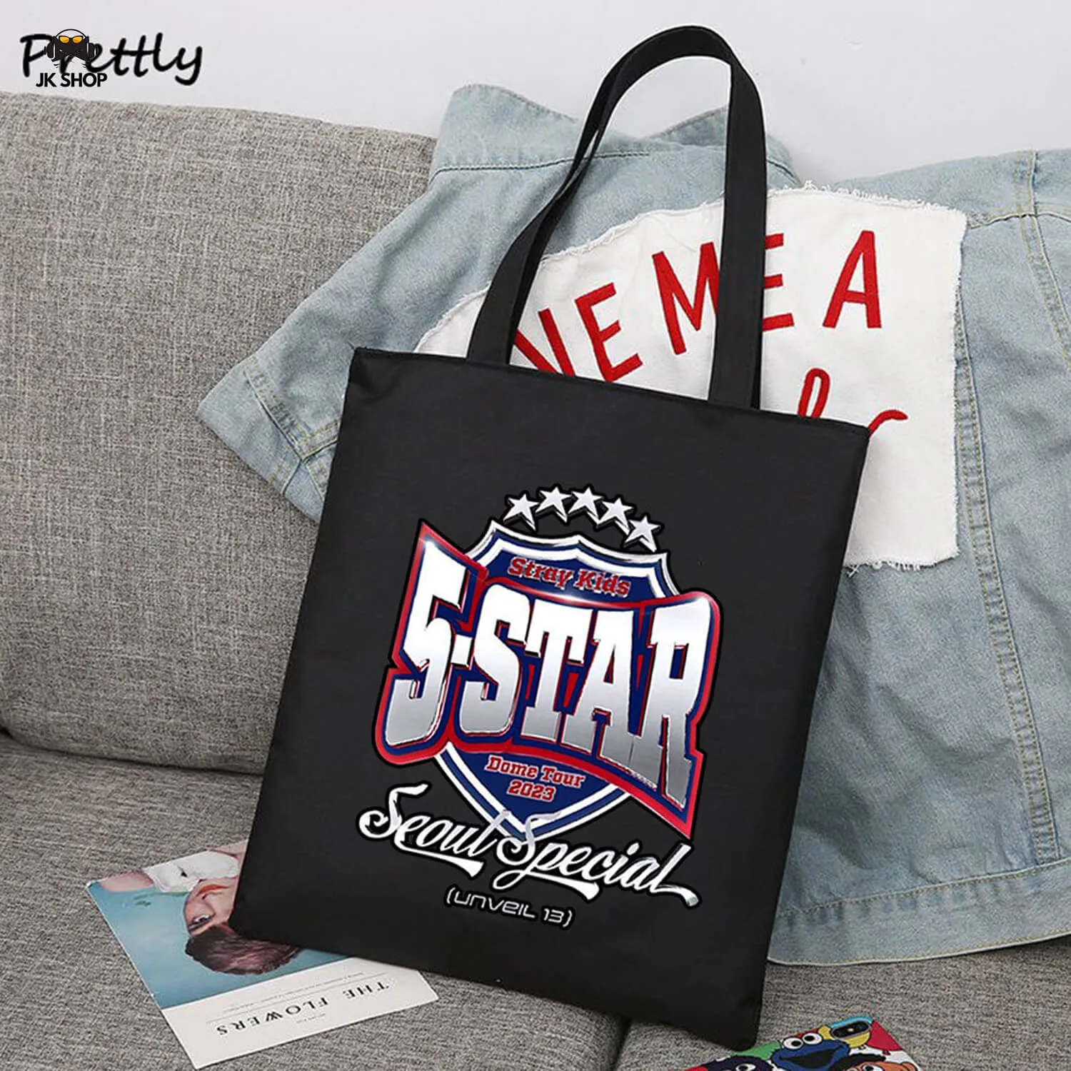 StrayKids 5 Star Totebag