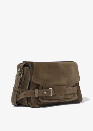 Suede Beacon Saddle Bag (Teak)