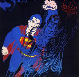 Superman from Myths Portfolio by ANDY Warhol