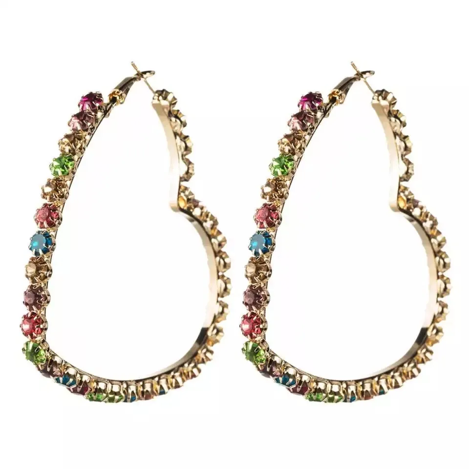 SWEETHEART HOOP EARRINGS