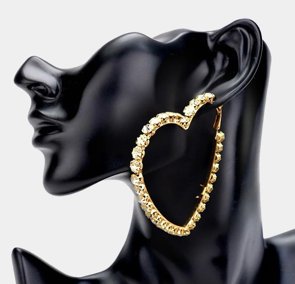 SWEETHEART HOOP EARRINGS