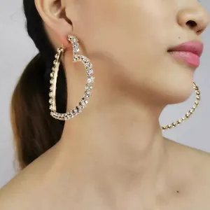 SWEETHEART HOOP EARRINGS