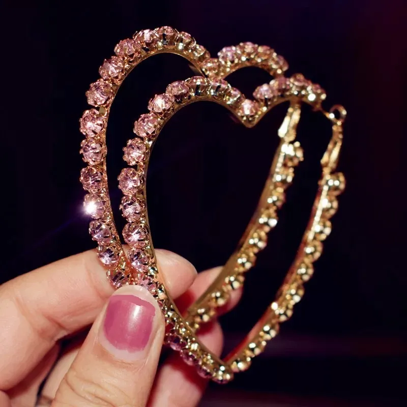 SWEETHEART HOOP EARRINGS