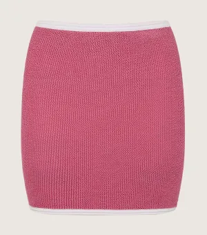 Swimskirt Bottom - Candy Pink/White