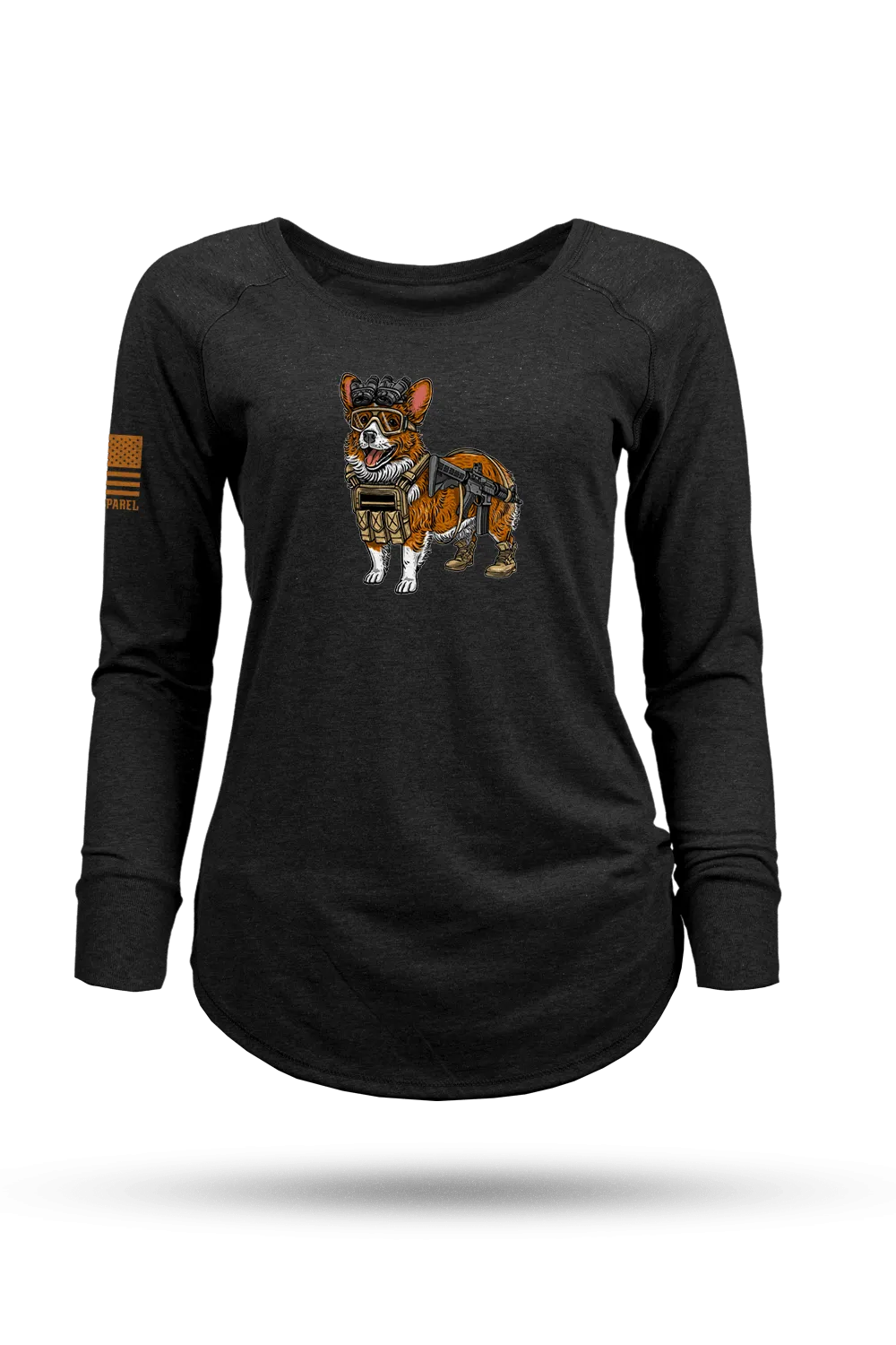 Tactical Corgi - Women's Long-Sleeve Shirt