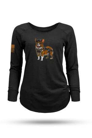 Tactical Corgi - Women's Long-Sleeve Shirt