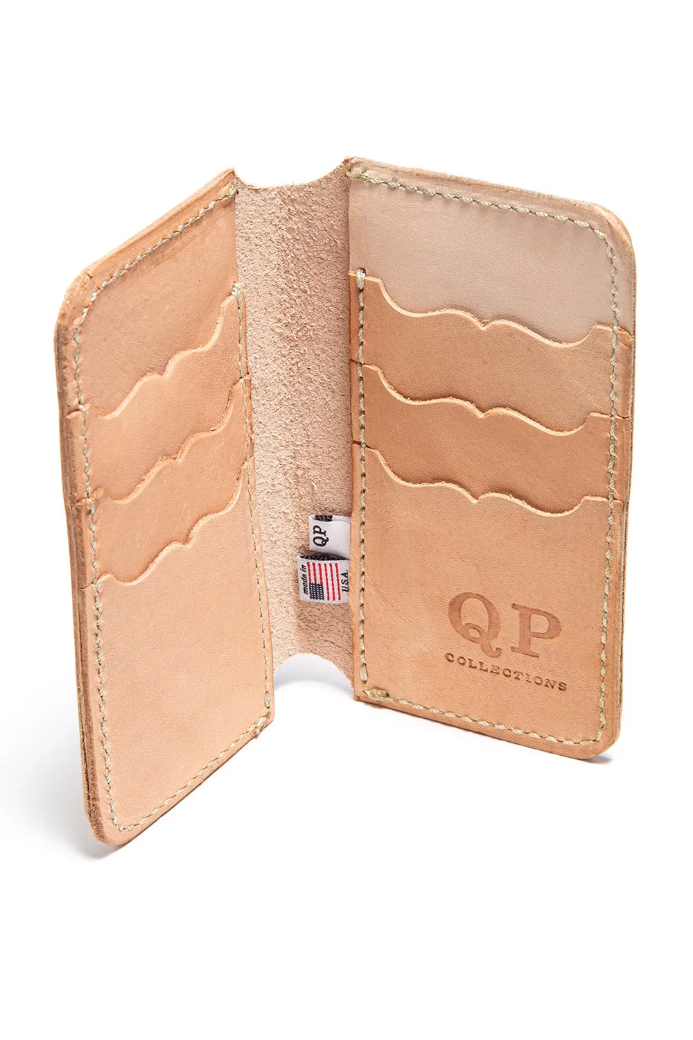 Tall Fold Wallet - Veg Tan