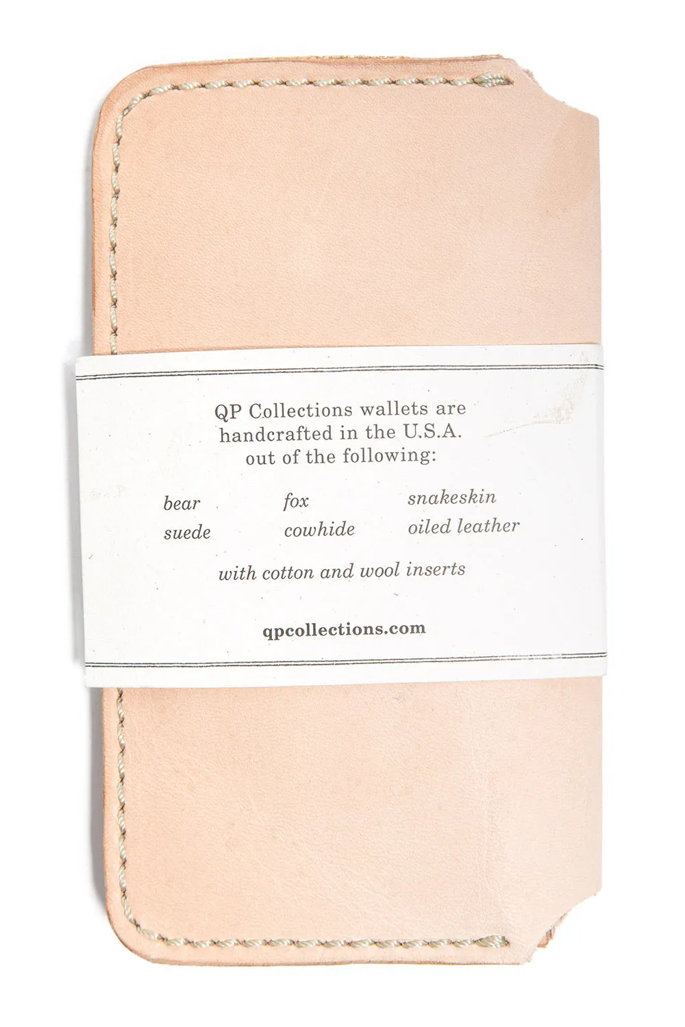 Tall Fold Wallet - Veg Tan