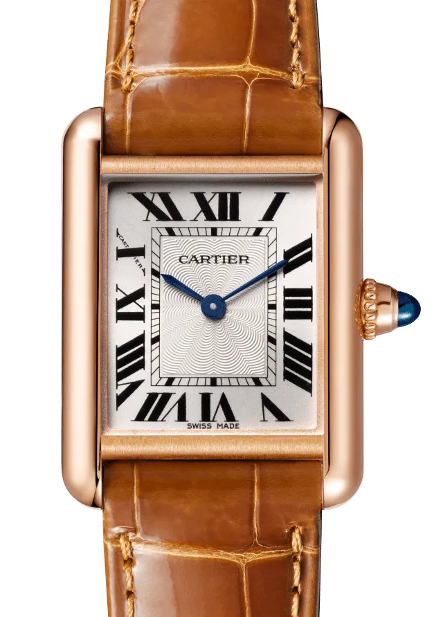 Tank Louis Cartier Watch with Rose Gold
