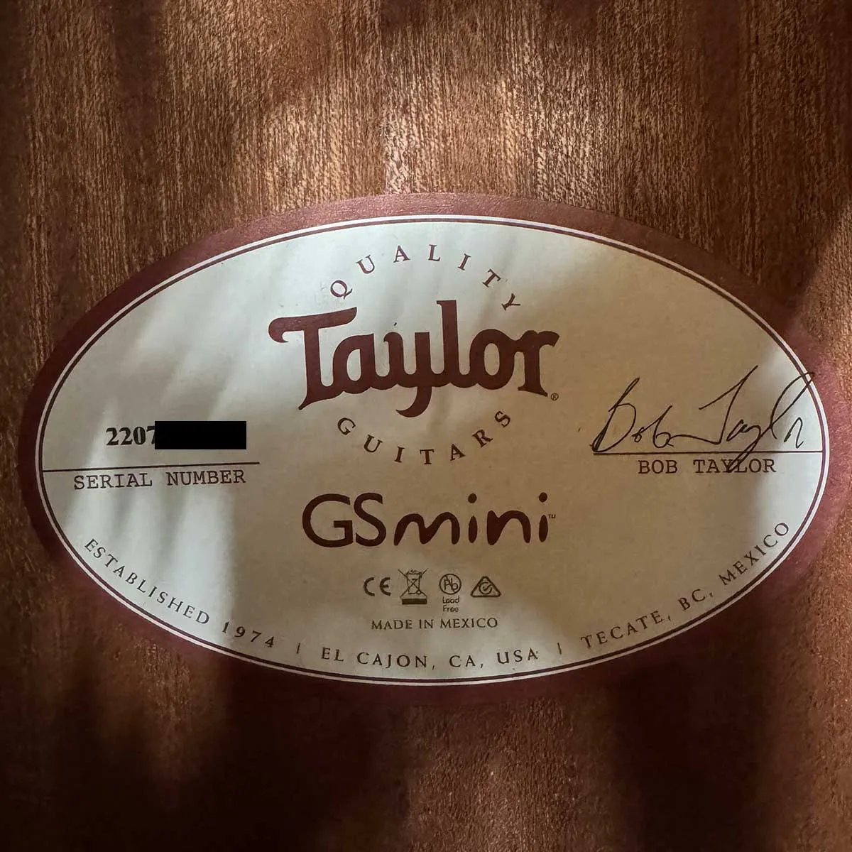 Taylor GS Mini Mahogany Acoustic Guitar 2021
