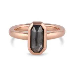 Temple Ring, Black Diamond