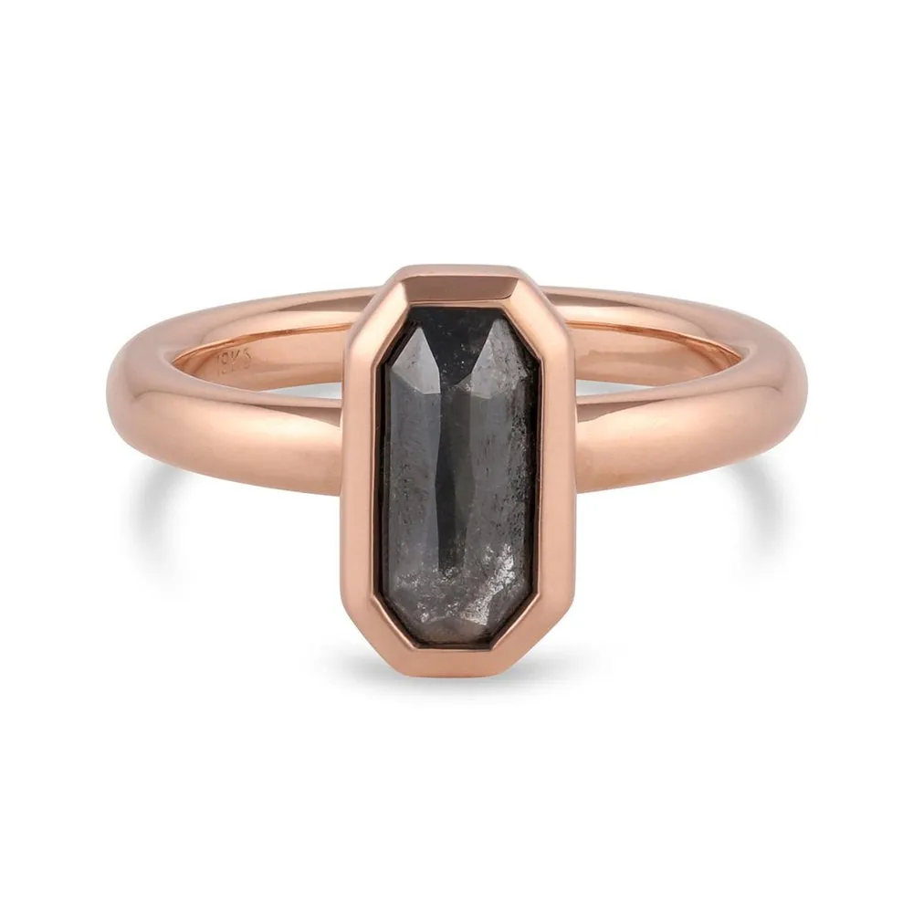 Temple Ring, Black Diamond