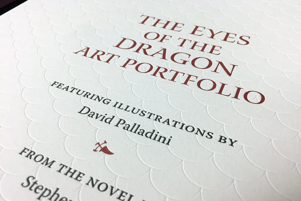 The Eyes of the Dragon Art Portfolio - Lettered Edition