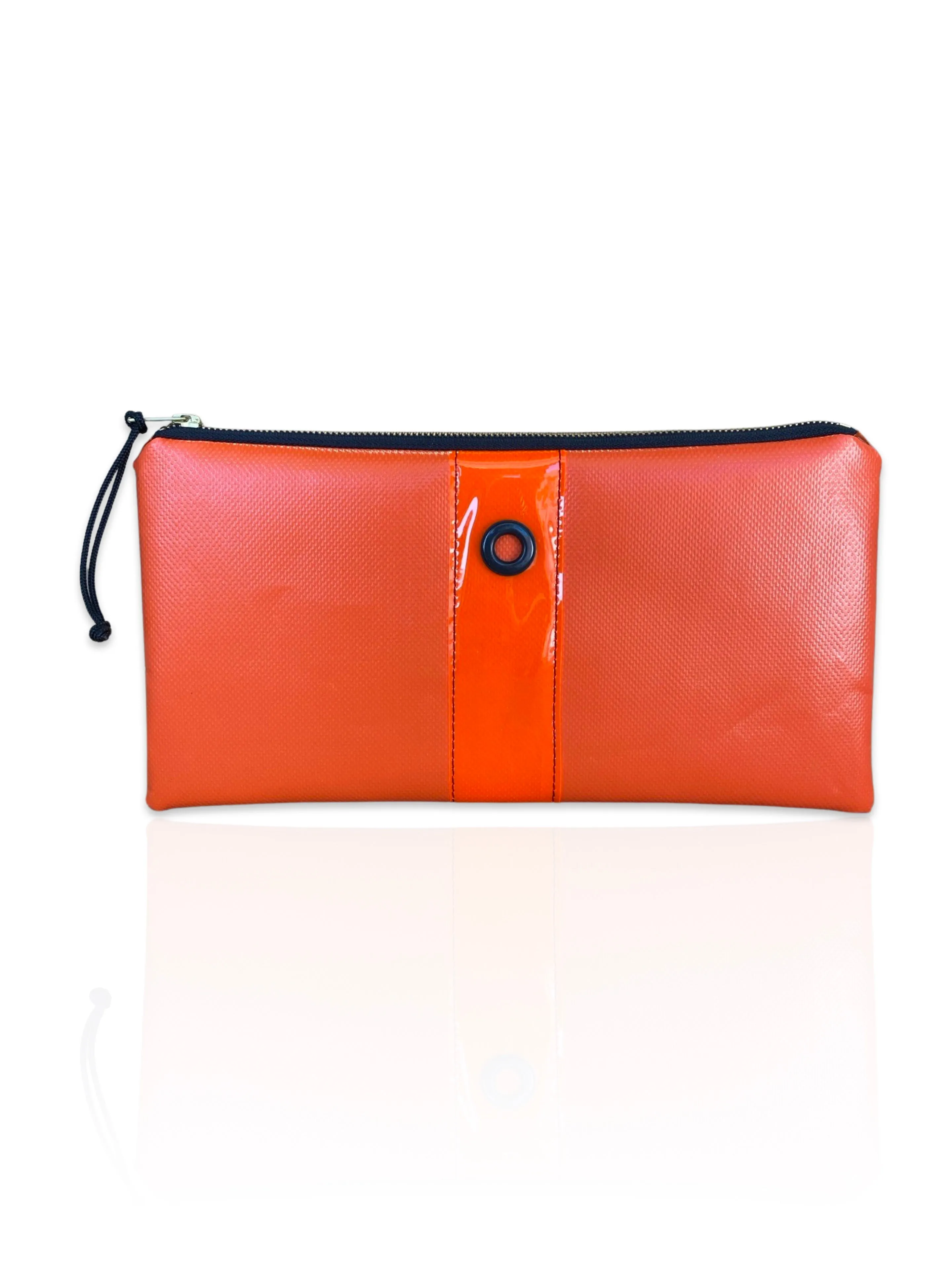 The Fisherman Clutch in Orange