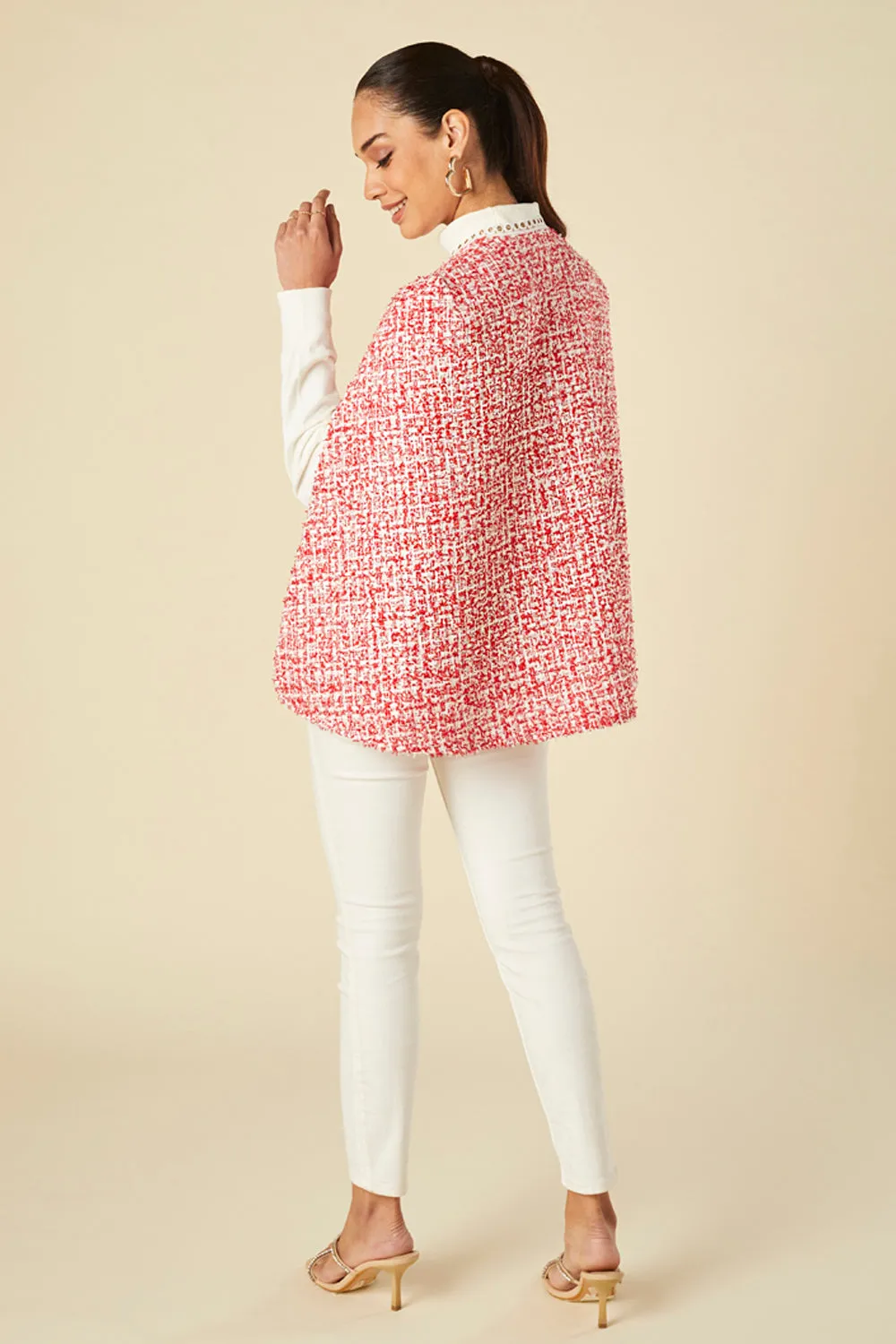 The Red Statement Cape