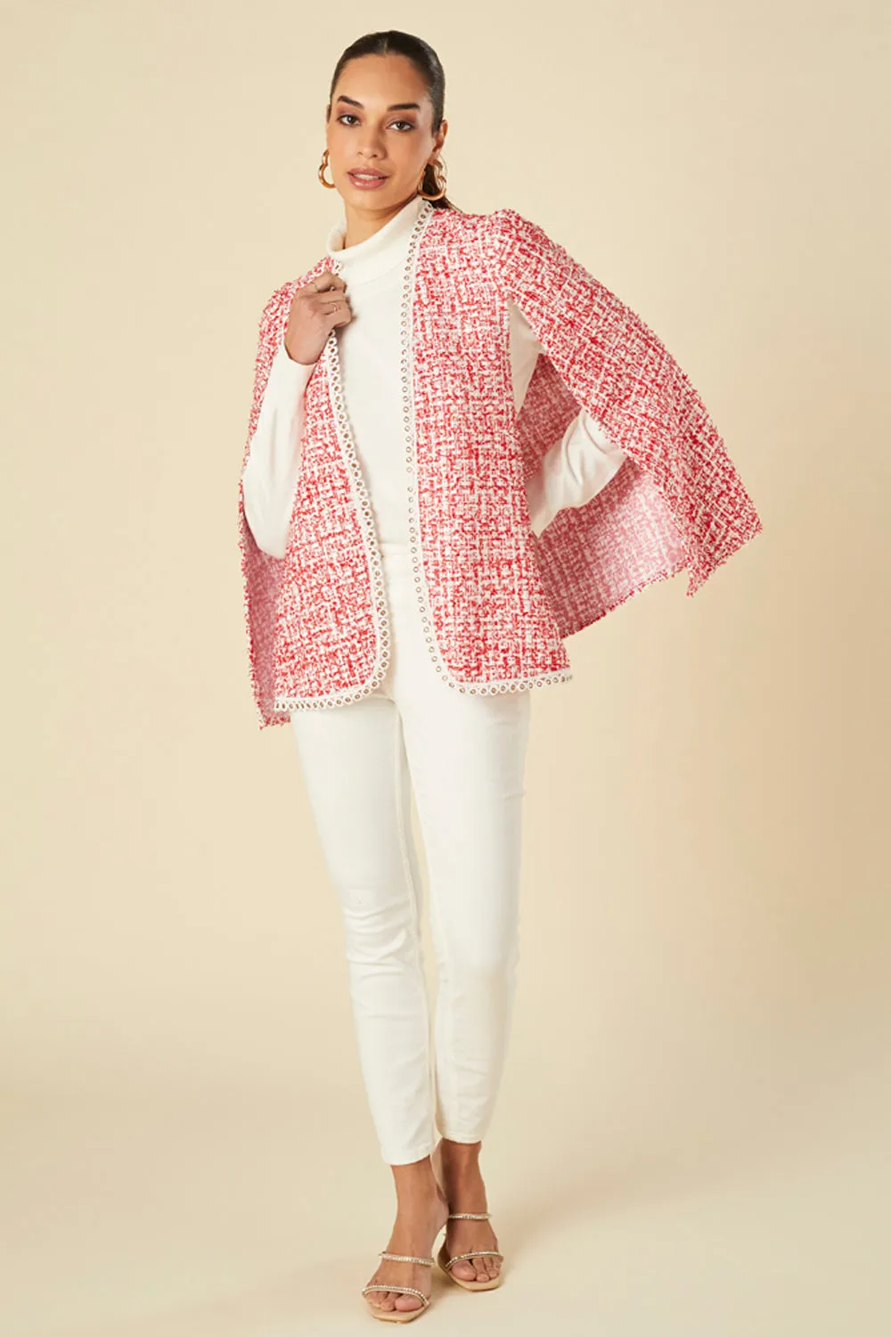 The Red Statement Cape