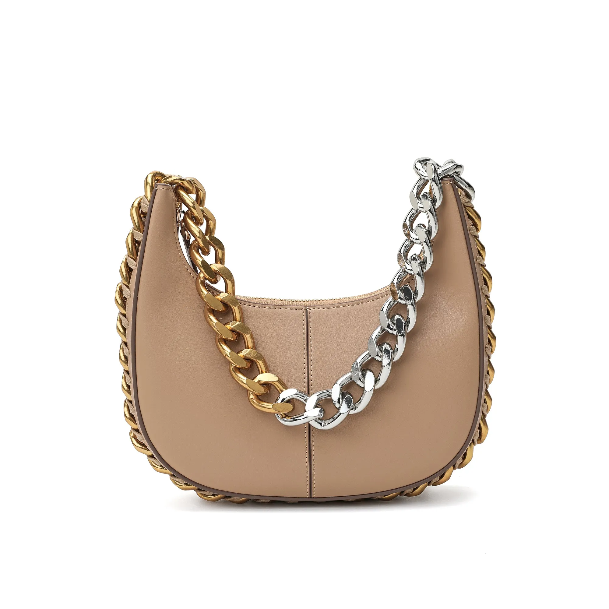Tiffany & Fred Smooth Nappa Leather Shoulder Bag