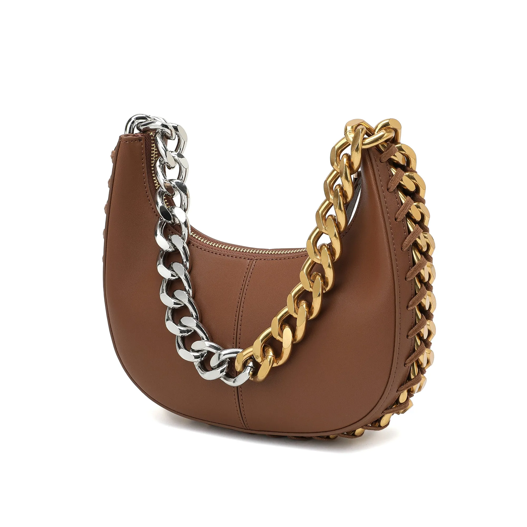 Tiffany & Fred Smooth Nappa Leather Shoulder Bag