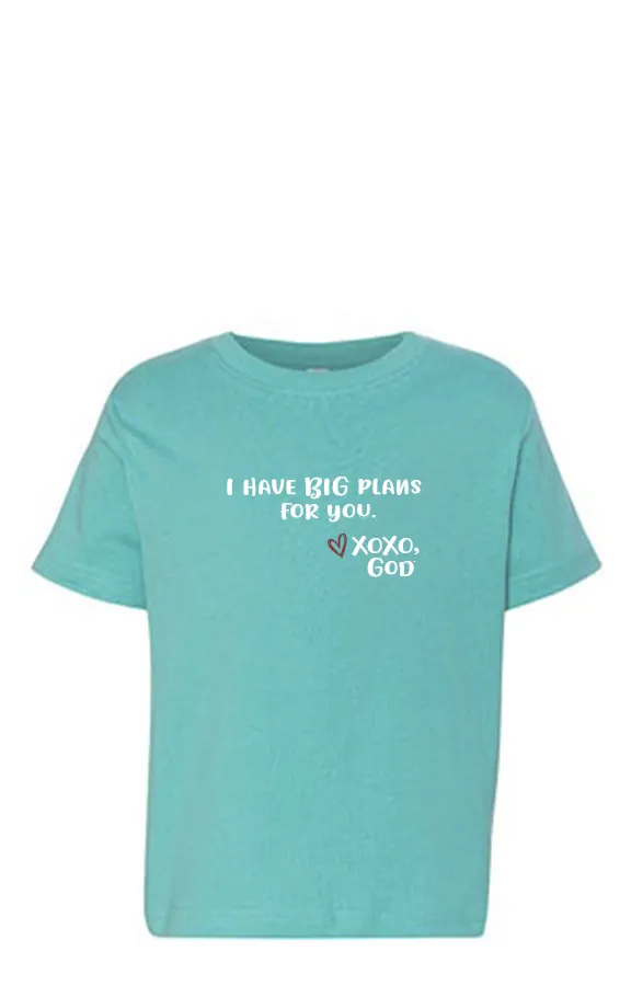Toddler Unisex Tee Shirt - I have BIG plans for you.