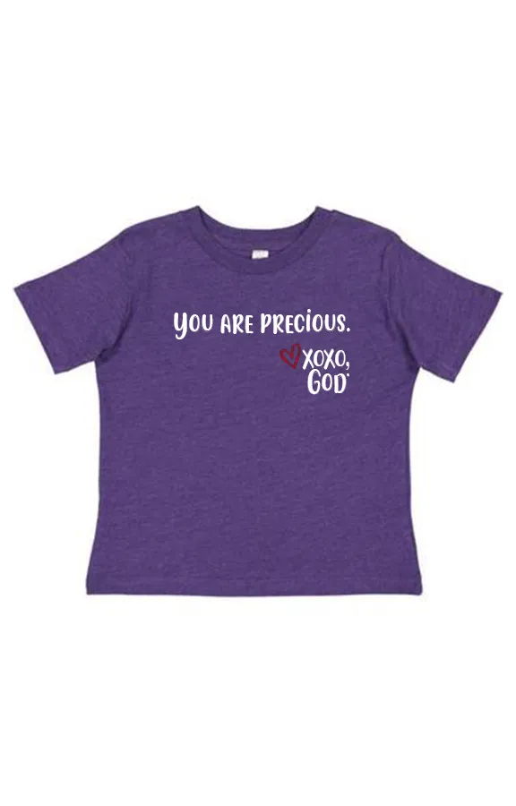 Toddler Unisex Tee Shirt -You are precious.