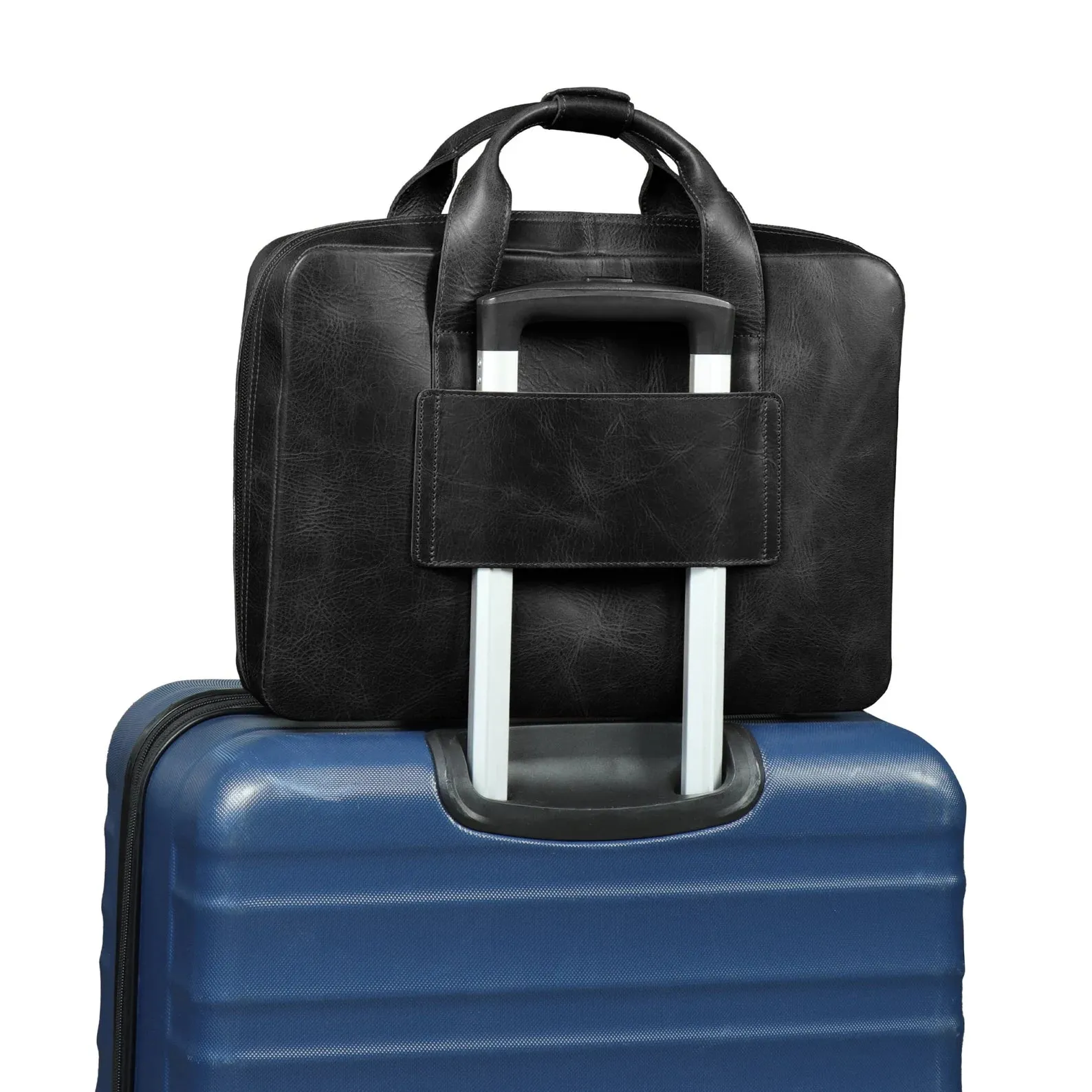 Top Grain Leather Travel Laptop Bag