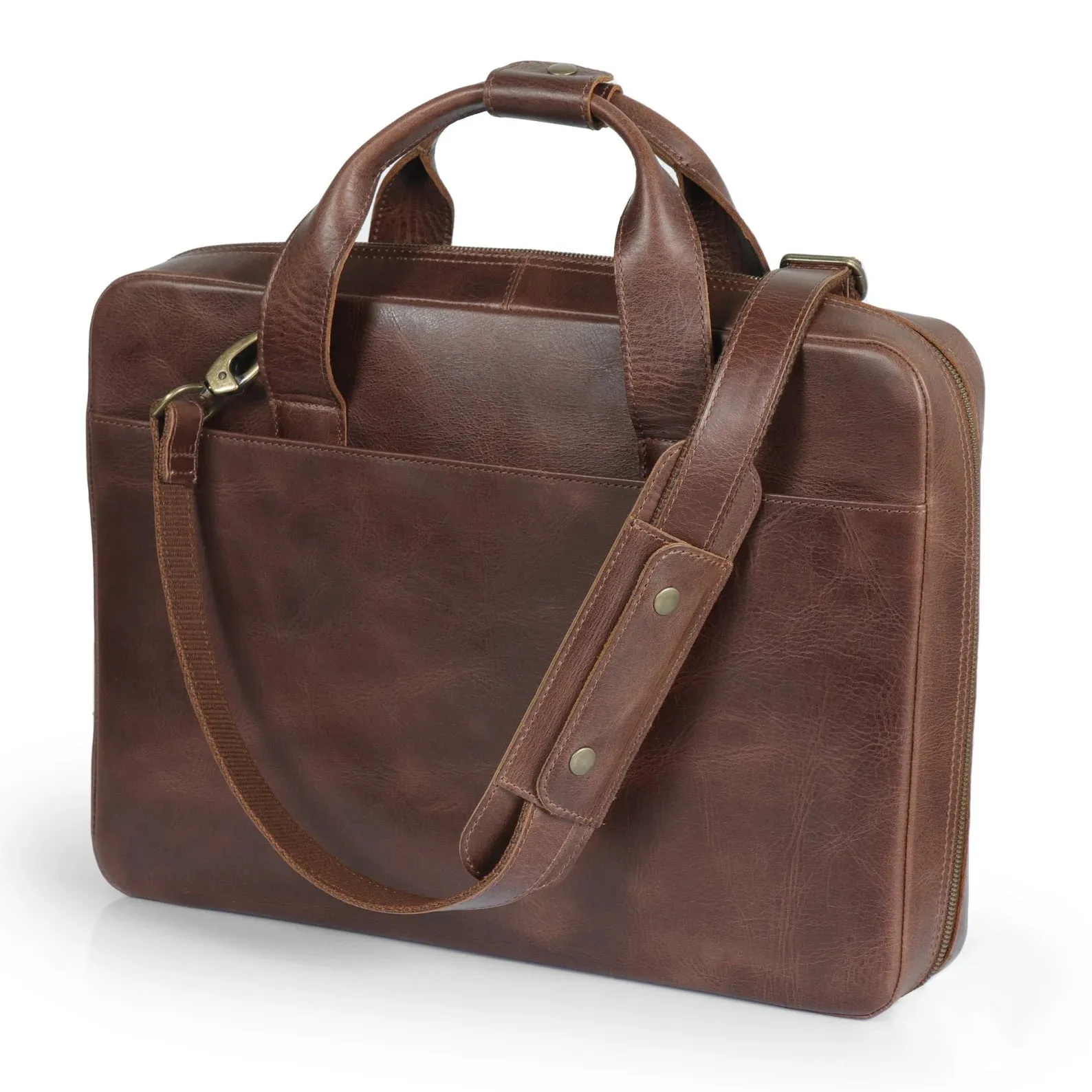 Top Grain Leather Travel Laptop Bag
