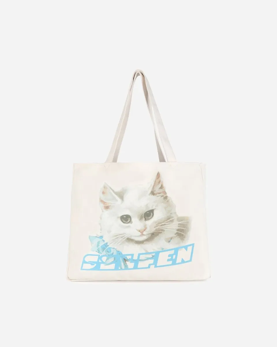 Tote Saga - Natural Cat
