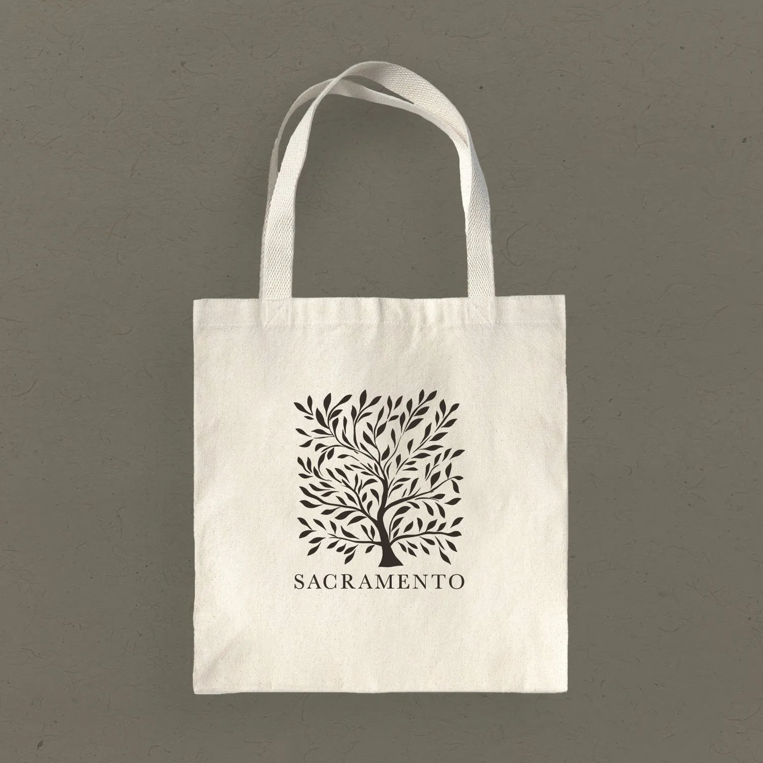 Tree with City - Canvas Tote Bag