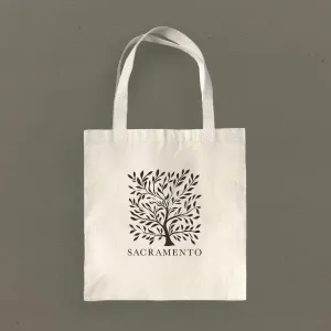 Tree with City - Canvas Tote Bag