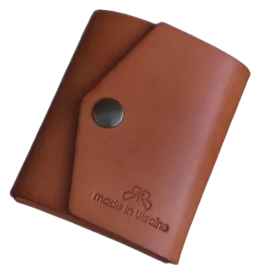 TRIFOLD WALLET  /  TAN