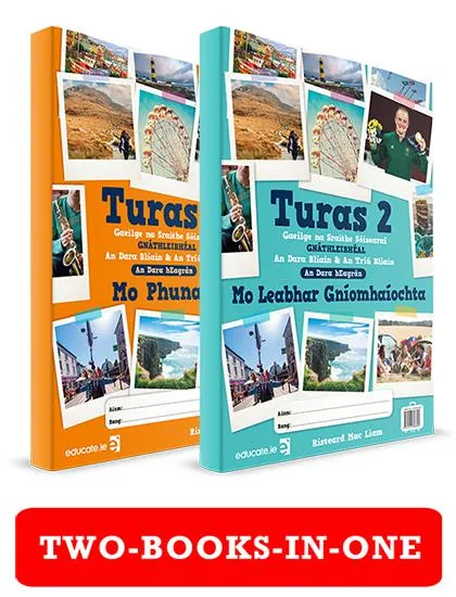 Turas 2 - Junior Cycle Irish - Portfolio and Activity Book Only - 2nd / New Edition (2022)