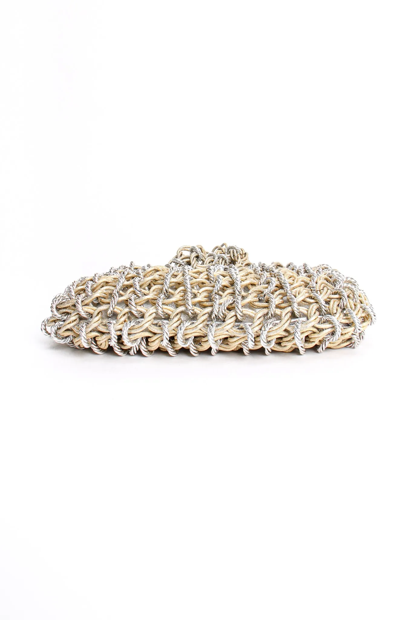 Two Tone Chain Mail Bag & Necklace Set