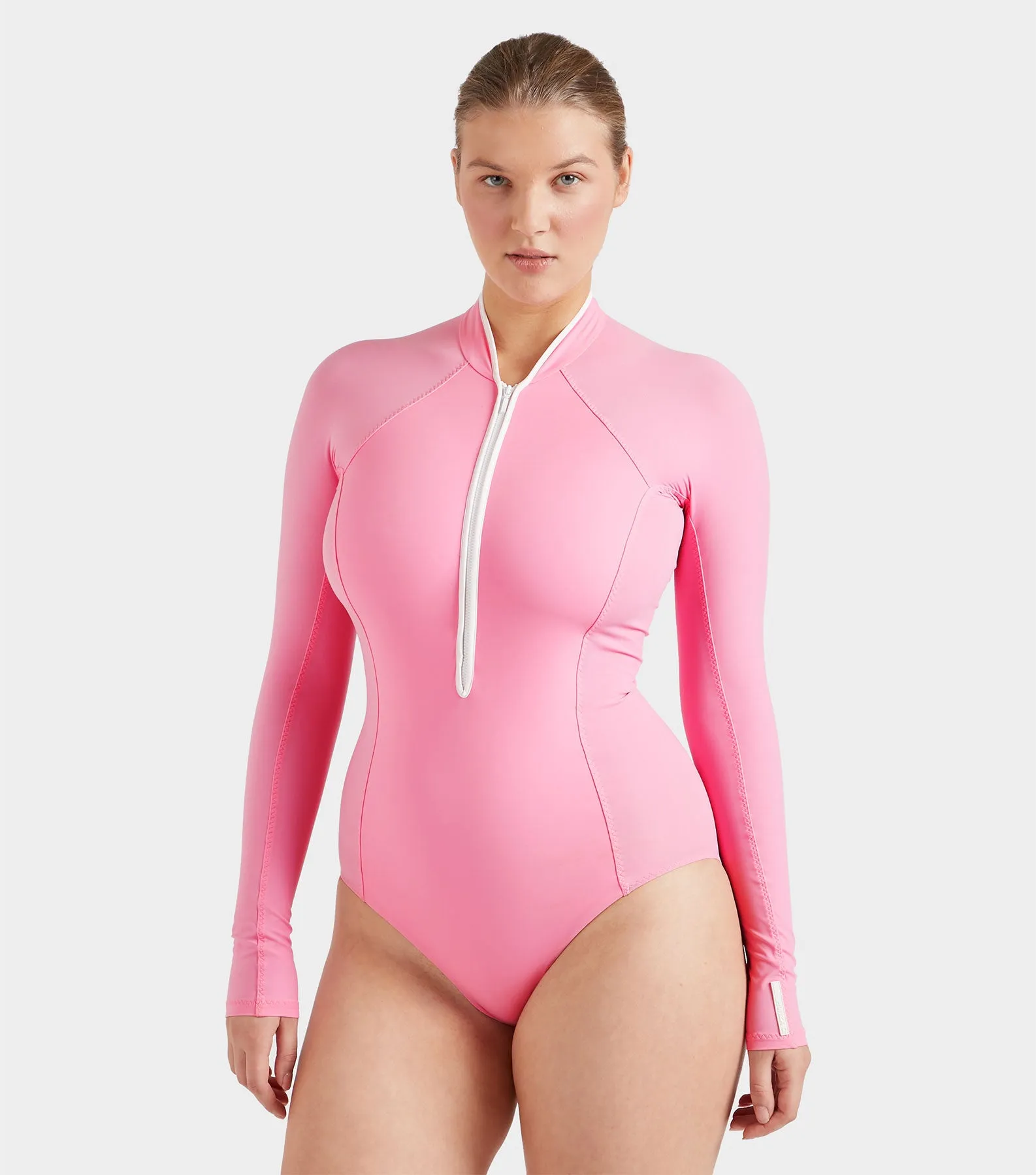 Tyra UPF 50  Swim - Bubblegum/White