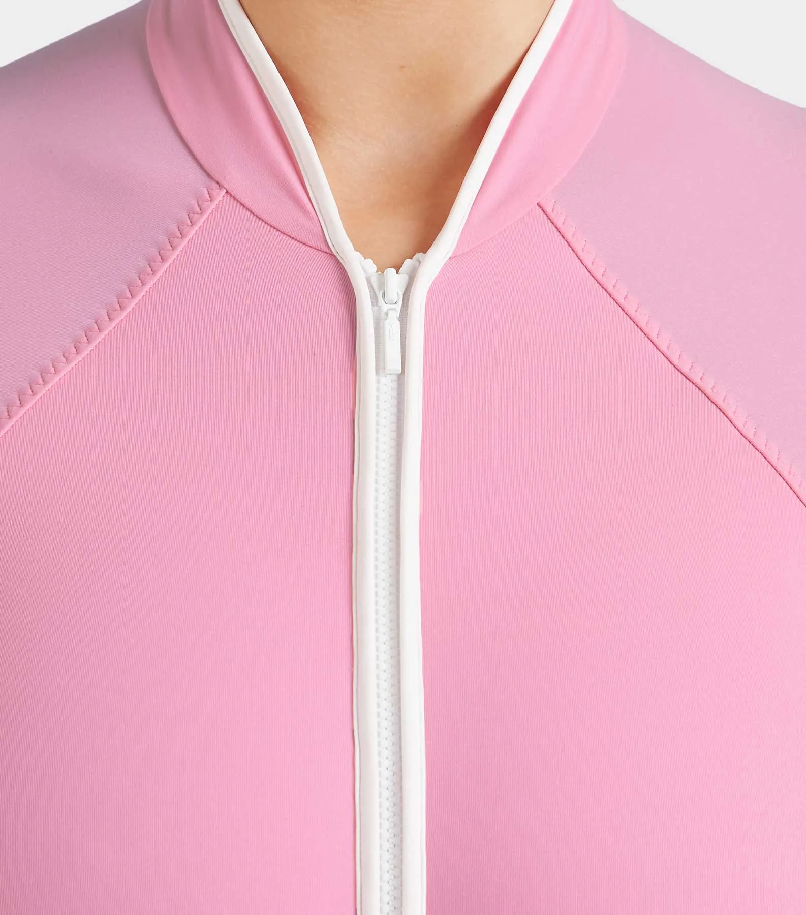 Tyra UPF 50  Swim - Bubblegum/White