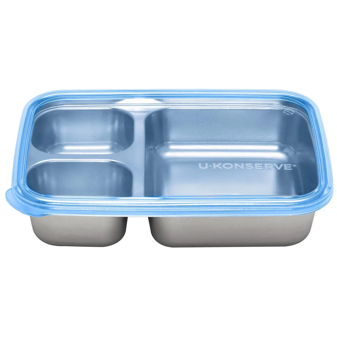 U-Konserve Three Compartment Stainless Steel Container - 24oz / Assorted Lid Colours