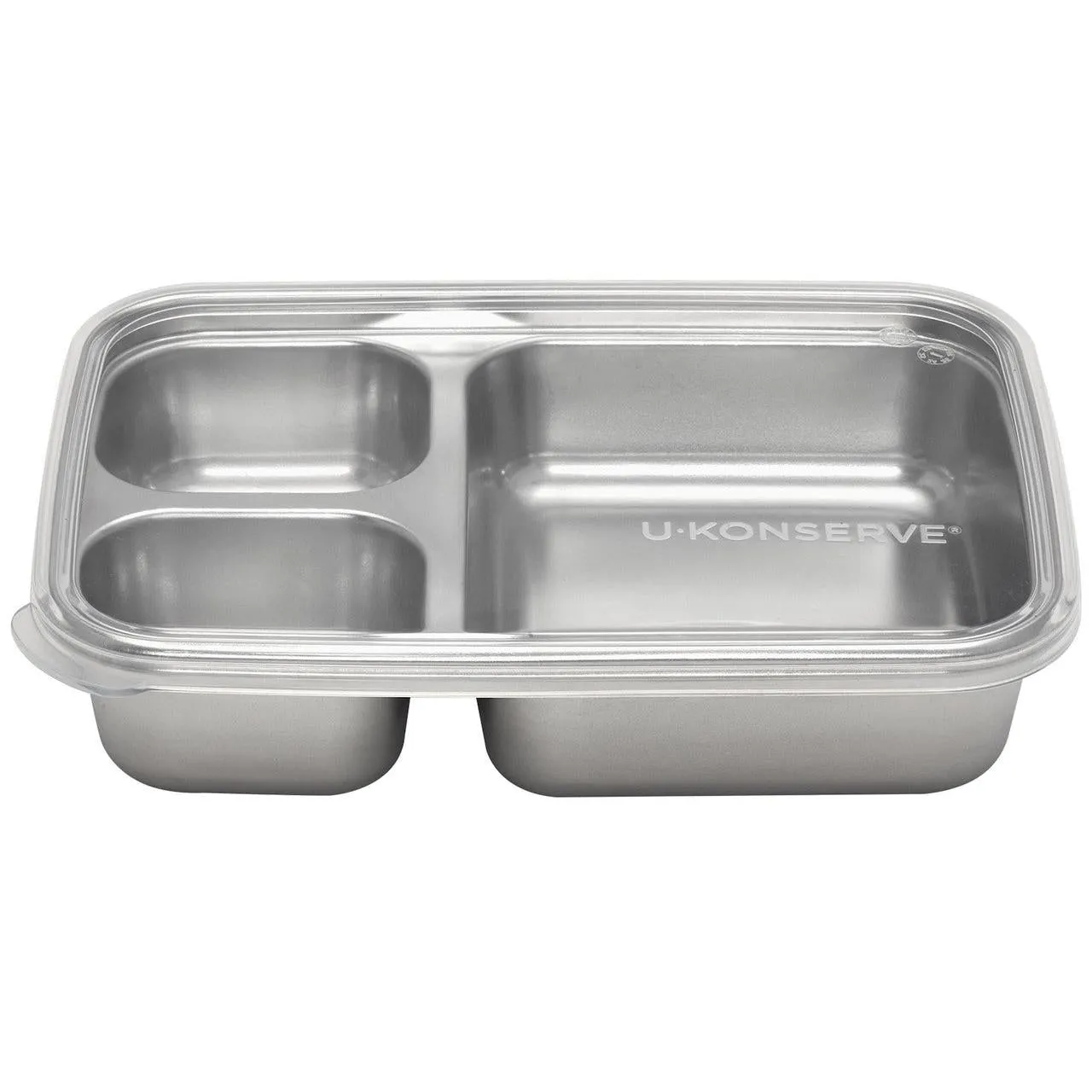 U-Konserve Three Compartment Stainless Steel Container - 24oz / Assorted Lid Colours