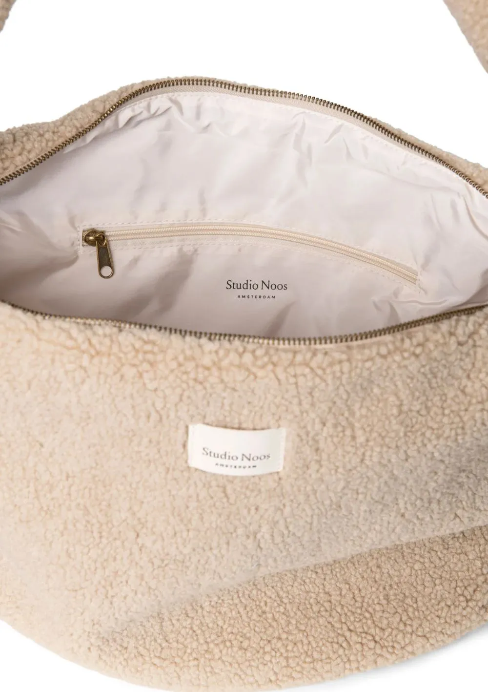Umhängetasche 'Teddy Crossbody Bag' Ecru