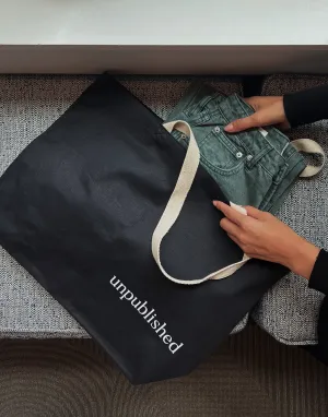 Unpublished Tote in Black