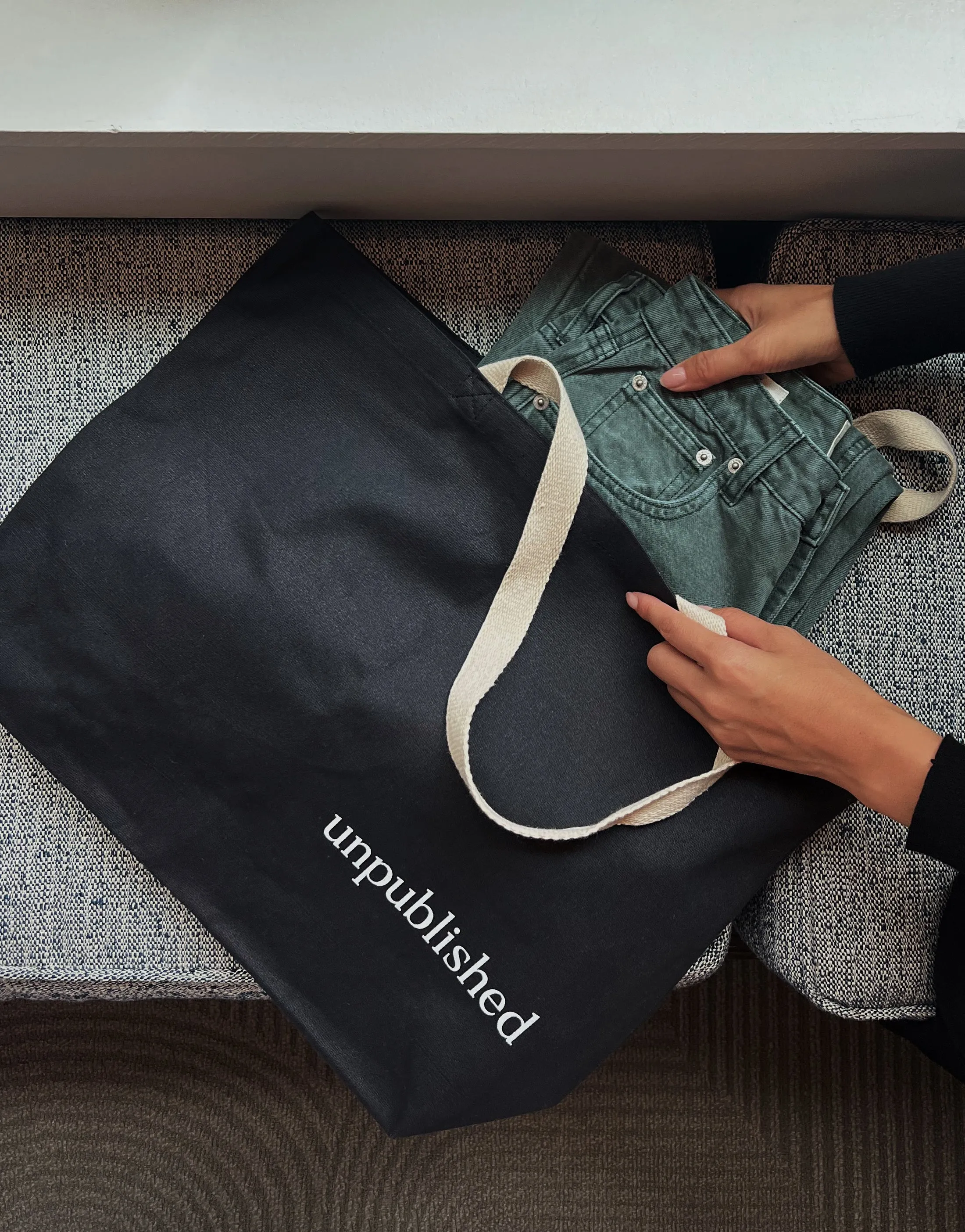 Unpublished Tote in Black